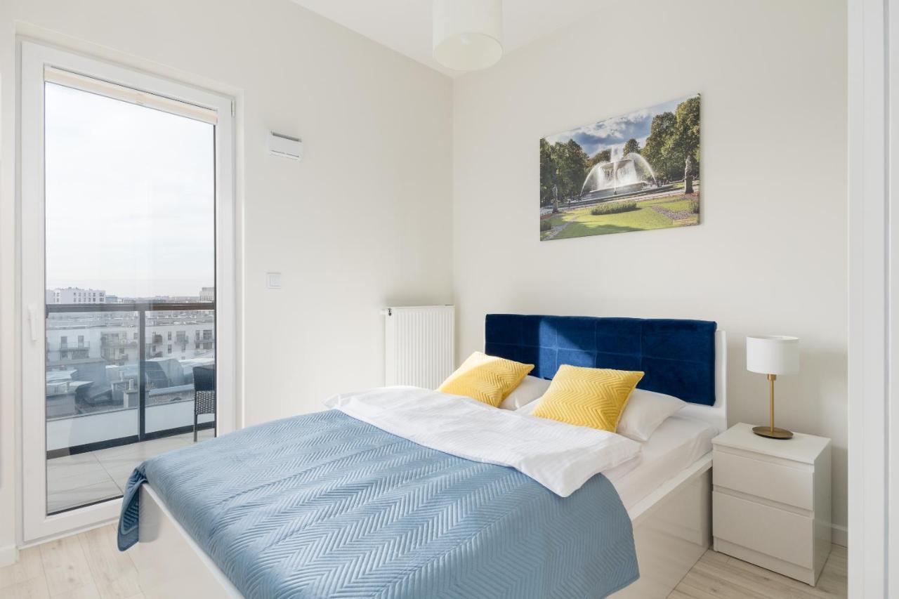 Wola Chic Blue Apartment Varsovia Exterior foto